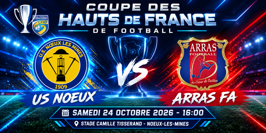 Coupe des Hauts de France Noeux contre Arras